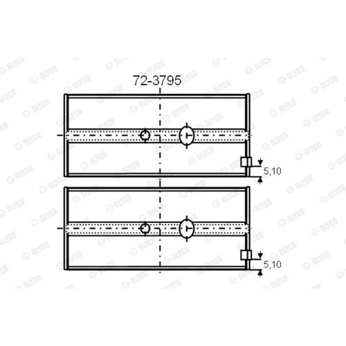 Ložisko GLYCO 72-3795