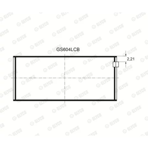 Ložisko GLYCO GS604LCB