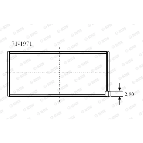 Ložisko GLYCO 71-1971