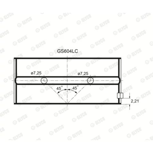 Ložisko GLYCO GS604LC