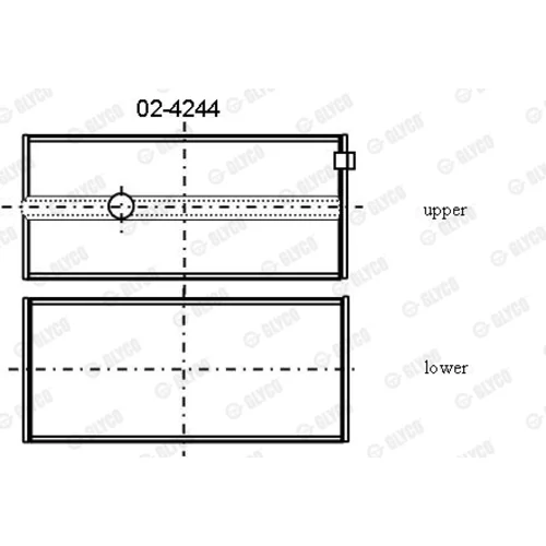 Ložisko GLYCO 02-4244 - obr. 1