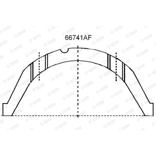 Ložisko GLYCO 66741AF