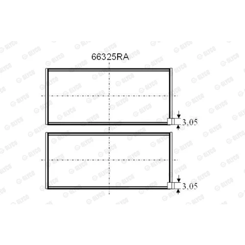 Ložisko GLYCO 66325RA