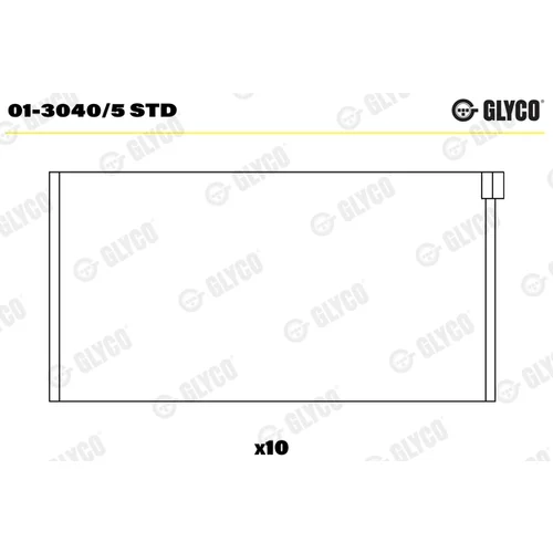 Ojničné ložisko GLYCO 01-3040/5 STD