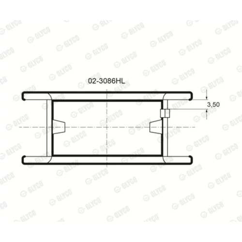 Ložisko GLYCO 02-3086HL