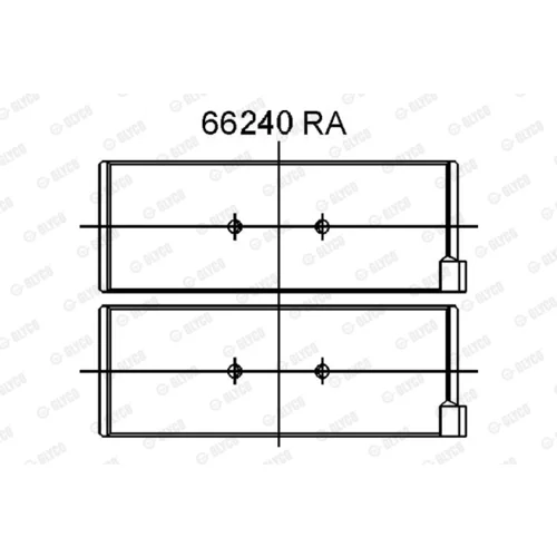 Ložisko GLYCO 66240RA