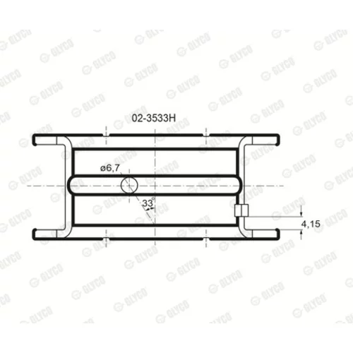 Ložisko GLYCO 02-3533H