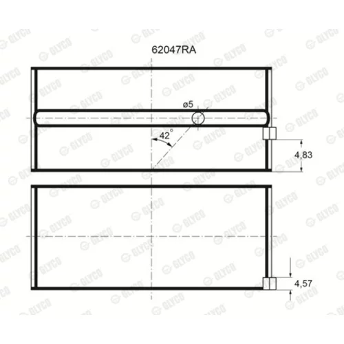 Ložisko GLYCO 62047RA