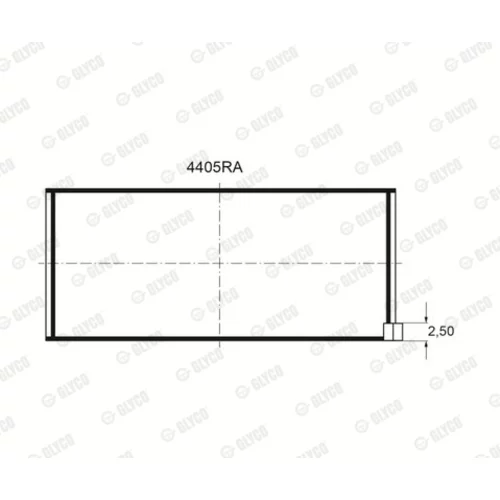 Ložisko GLYCO 4405RA