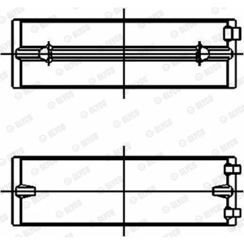 Ložisko GLYCO 02-3646 - obr. 1