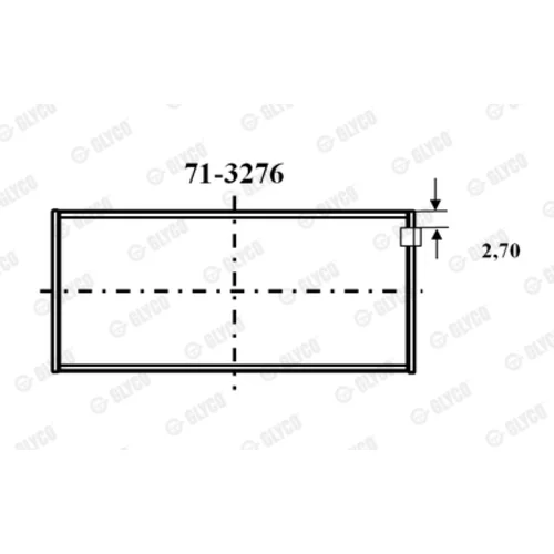 Ložisko GLYCO 71-3276