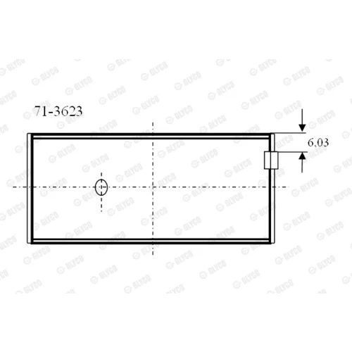 Ložisko GLYCO 71-3623