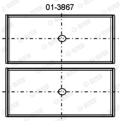 Ložisko GLYCO 01-3867 - obr. 1