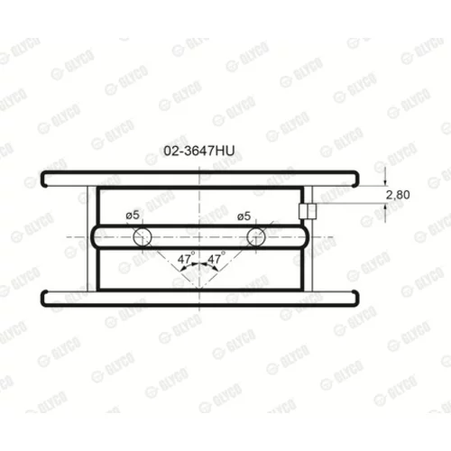 Ložisko GLYCO 02-3647HU