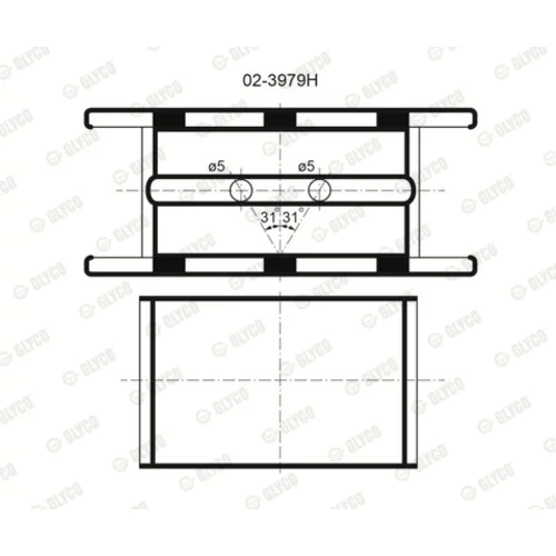 Ložisko GLYCO 02-3979H