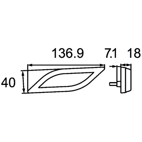 Koncové svetlo HELLA 2SA 013 324-251 - obr. 2