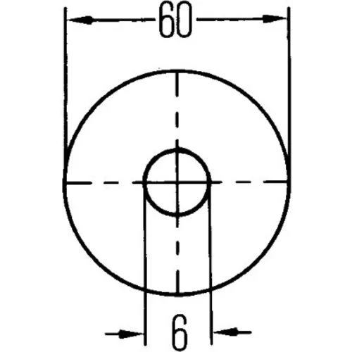 Odrazka HELLA 8RA 002 014-232 - obr. 1