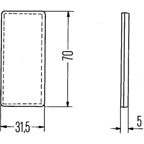 Odrazka HELLA 8RA 004 412-011 - obr. 2