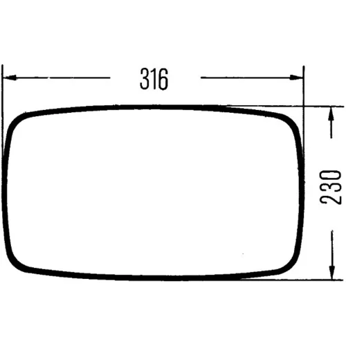 Vonkajšie spätné zrkadlo HELLA 8SB 501 263-003 - obr. 1