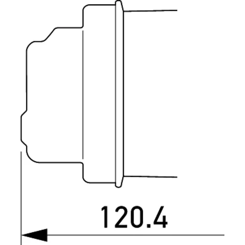 Krytka diaľkového svetlometu HELLA 9GH 145 943-001 - obr. 1