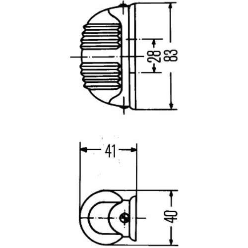 Smerové svetlo HELLA 2BA 001 227-201 - obr. 1