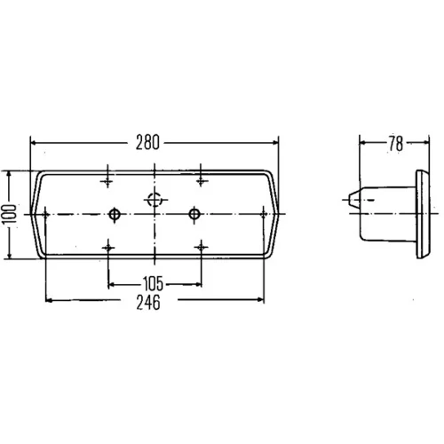 Zadné svetlo HELLA 2SD 001 693-011 - obr. 1