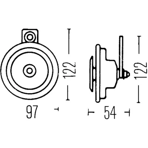 Húkačka HELLA 3AL 002 952-837 - obr. 1