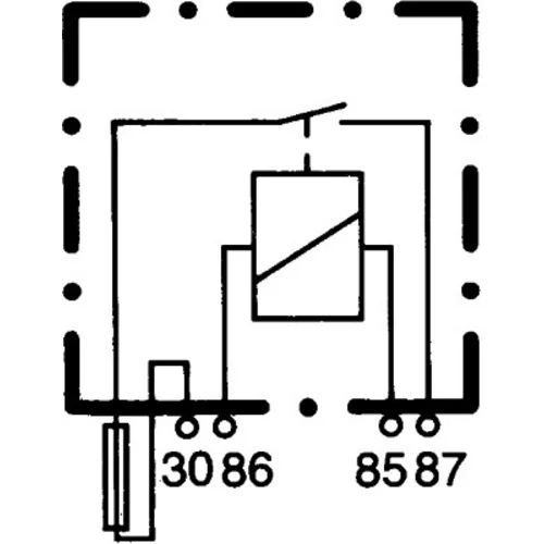 Relé pracovného prúdu HELLA 4RA 003 530-001 - obr. 1