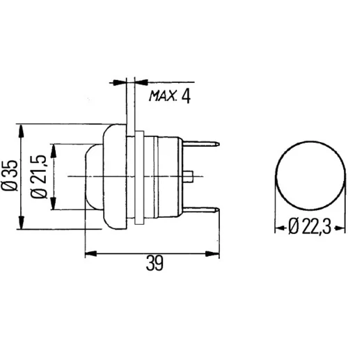 Spínač zapaľovania/štartu HELLA 6JF 001 571-041 - obr. 1