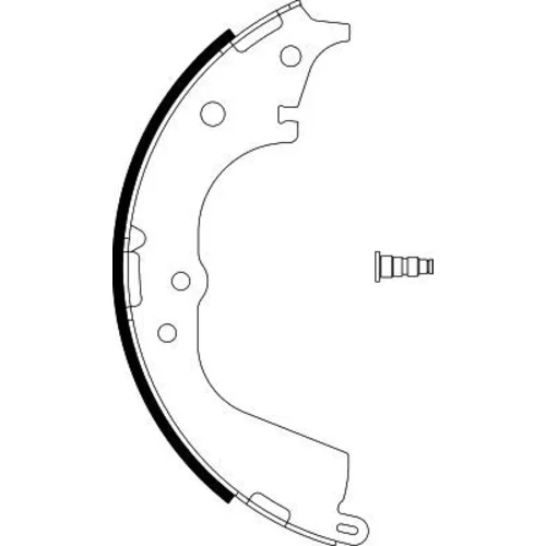 Sada brzdových čeľustí HELLA 8DB 355 002-181 - obr. 1