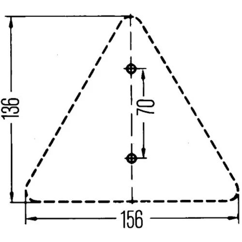 Odrazka HELLA 8RA 002 020-002 - obr. 1