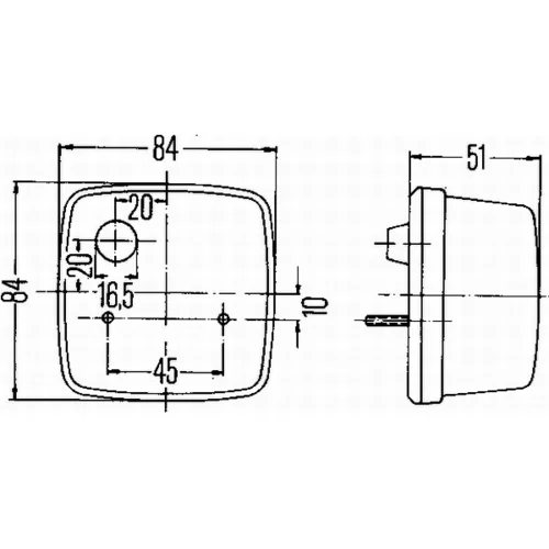 Cúvacie svetlo HELLA 2ZR 003 014-091 - obr. 2