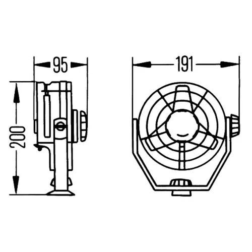 Ventilátor HELLA 8EV 003 361-011 - obr. 1