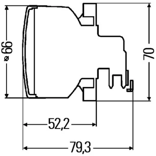 Zadné svetlo HELLA 2SB 009 001-067 - obr. 1