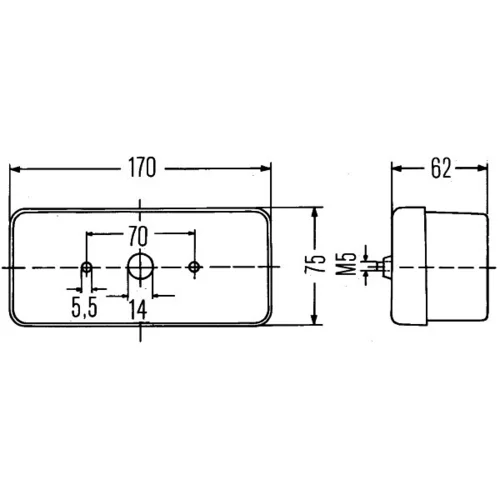 Zadné svetlo HELLA 2SD 002 582-027 - obr. 1