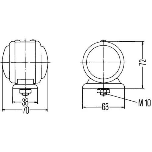 Obrysové svetlá HELLA 2TJ 001 633-211 - obr. 2