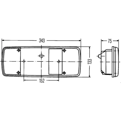 Zadné svetlo 2VP 003 567-121 /HELLA/ - obr. 2