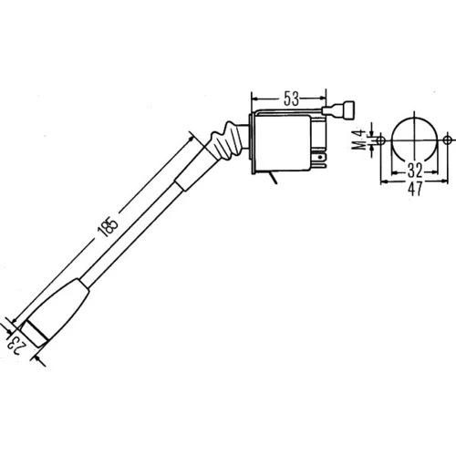 Spínač riadenia HELLA 6TA 003 394-017 - obr. 1