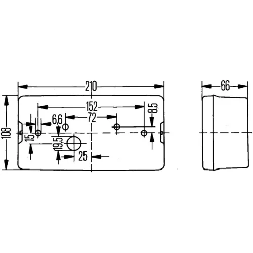 Zadné svetlo 2SD 006 040-141 /HELLA/ - obr. 2