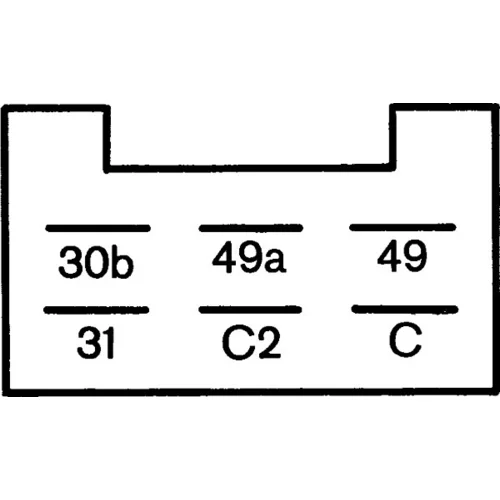 Prerušovač smerových svetiel HELLA 4DW 003 944-071 - obr. 2