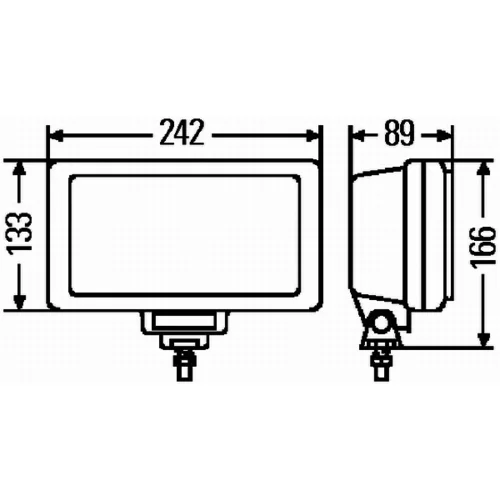 Hmlové svetlo HELLA 1NE 006 300-011 - obr. 1