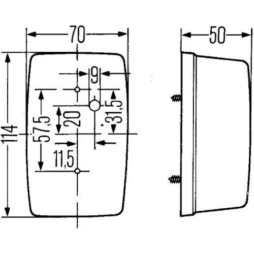 Smerové svetlo HELLA 2BA 002 324-021 - obr. 2