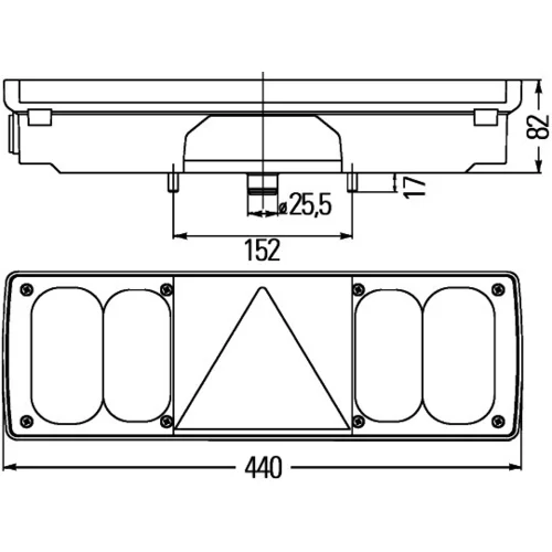 Zadné svetlo HELLA 2VP 340 450-037 - obr. 1