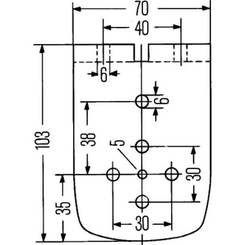 Držiak odrazového skla HELLA 8HG 003 799-001 - obr. 2