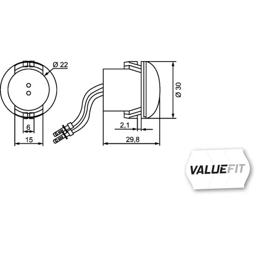 Polohové svetlo HELLA 2PG 357 011-021 - obr. 1