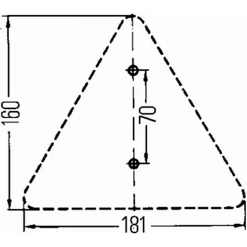 Odrazka HELLA 8RA 003 503-001 - obr. 1