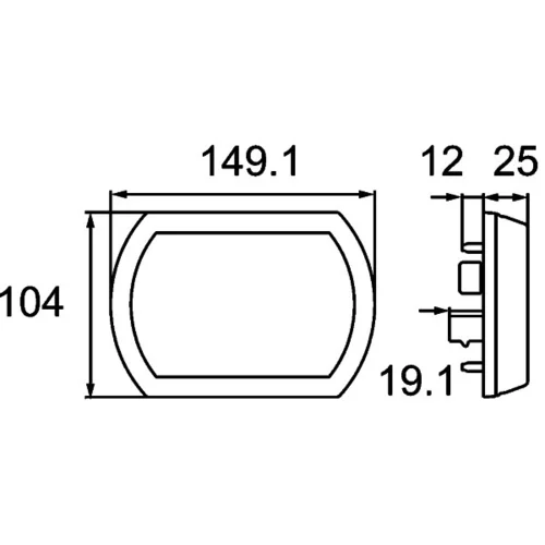 Smerové svetlo HELLA 2BA 013 330-151 - obr. 1