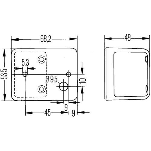 Polohové svetlo HELLA 2PF 006 679-007 - obr. 1