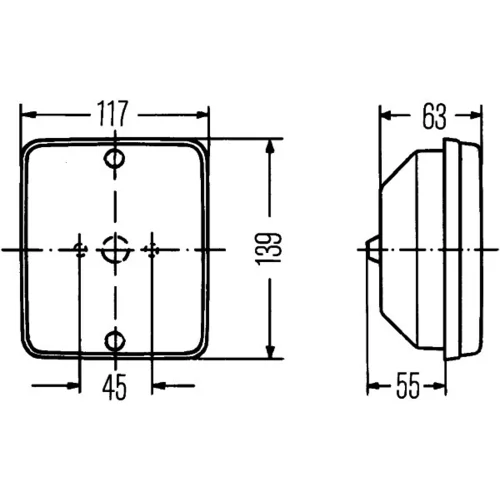 Cúvacie svetlo HELLA 2ZR 003 236-051 - obr. 2