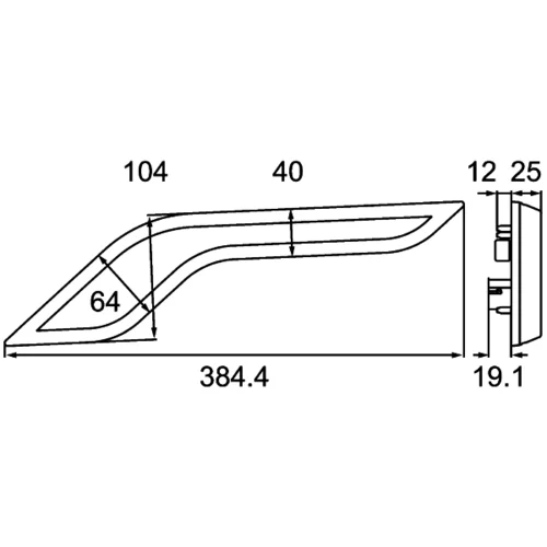 Odrazka HELLA 8RA 013 402-027 - obr. 1